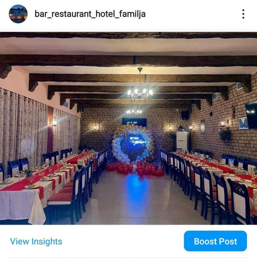 Klos Bar-Restaurant-Hotel-Familja מראה חיצוני תמונה
